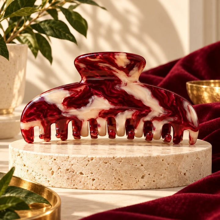 Trendora Marble Hair Claw